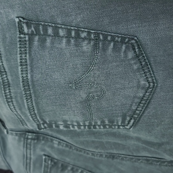 AG ADRIANO GOLDSCHMIED The Legging Ankle Super Skinny Green Jeans Size 28 R - Picture 16 of 16